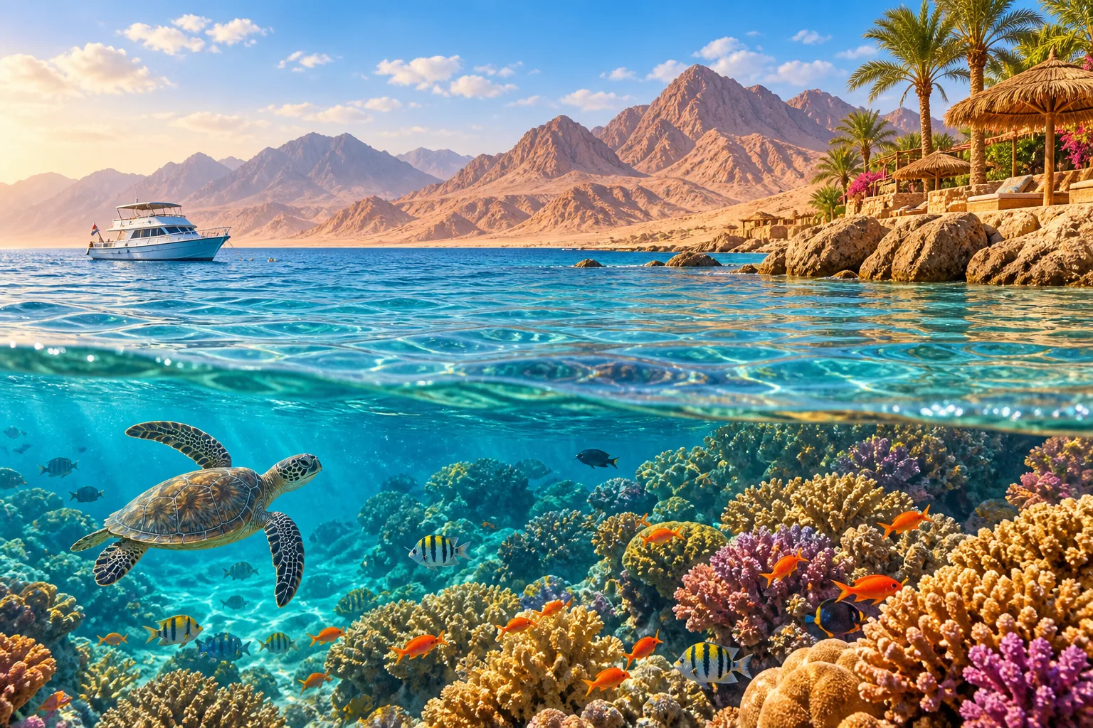 Египет: солнце и Красное море