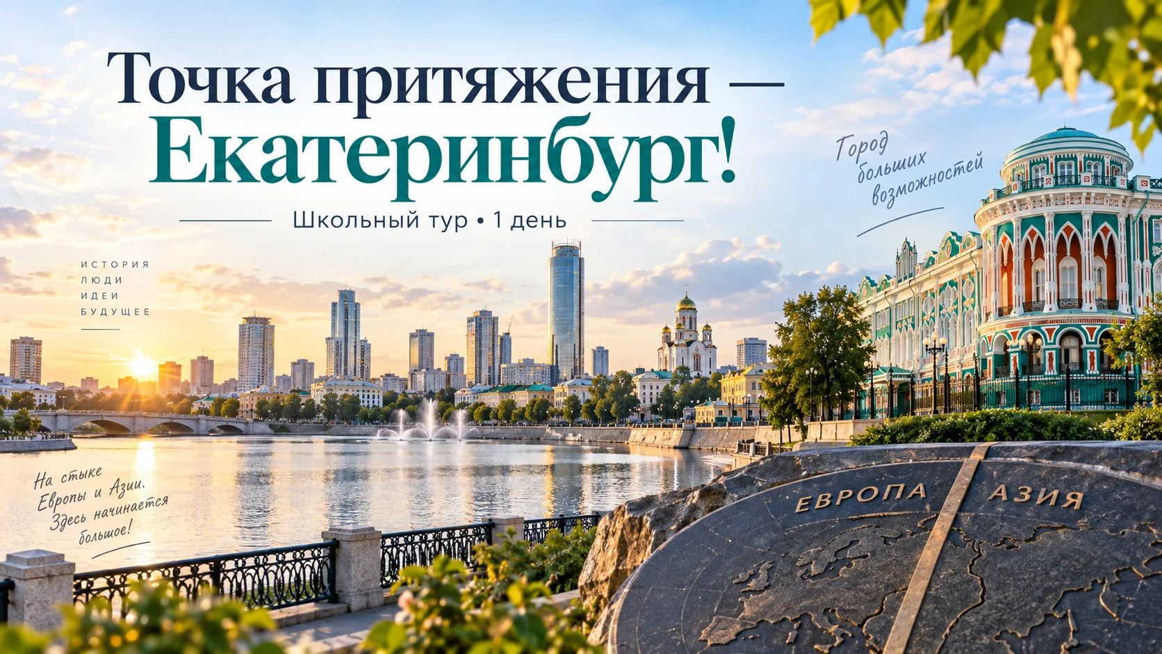 Точка притяжения — Екатеринбург!